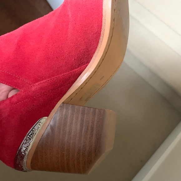 Jeffrey Campbell red suede Booties - Picture 3 of 7